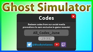 All Codes For Ghost Simulator 2 Codes 2019 June Youtube - codes for ghost simulator roblox june 2019