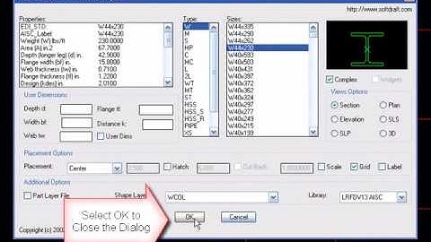 Steel2K Structural Steel Shapes Grid - Quick Overview and Tips!