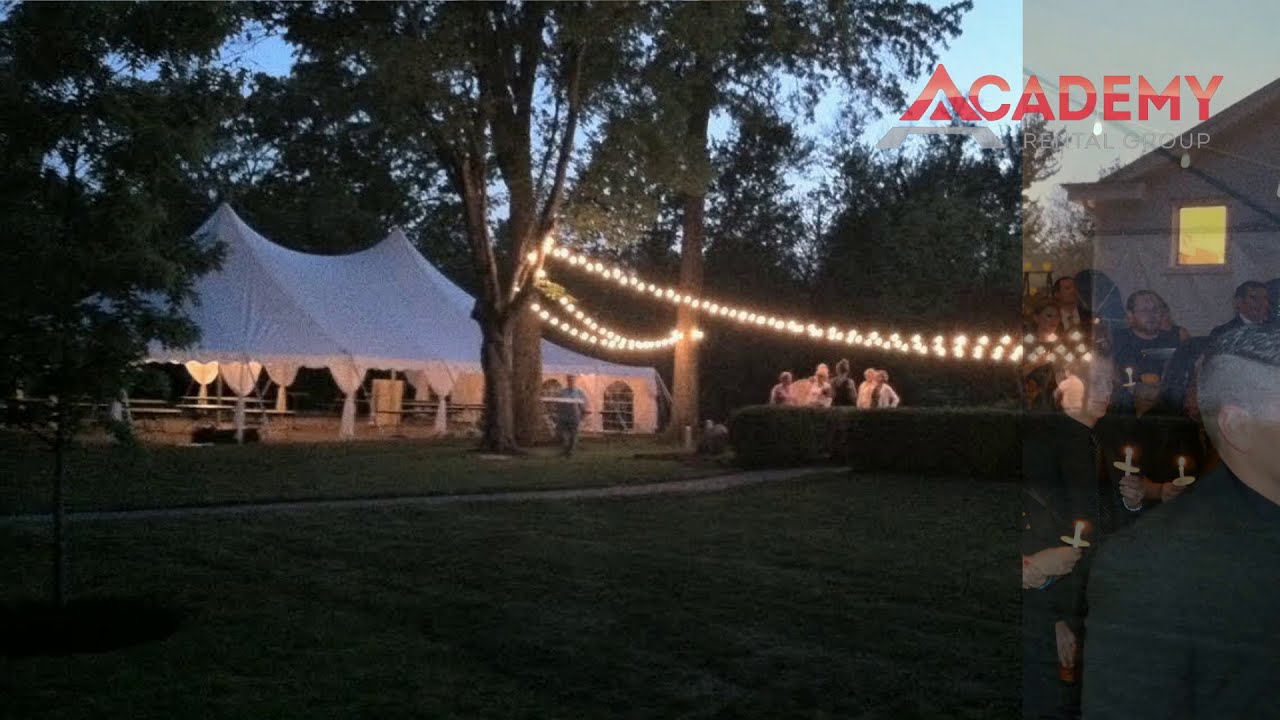 30x30 engineered frame tent rentals - Cincinnati Event Rentals