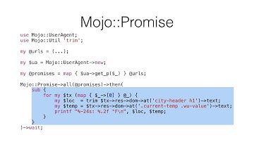 The Mojolicious Toolkit (2018 version)