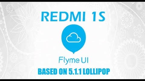 Flame OS for Redmi 1s HD