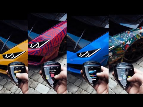 Future Digital Color Changing Wraps 2023 Concept You - Lamborghini Color Changing Paint With Remote