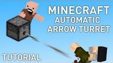 Minecraft Redstone Tutorial #5 - Automatic Arrow Shooter