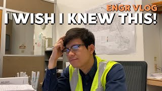 3 THINGS I WISH I KNEW BEFORE WORKING AS CIVIL ENGINEER | Civil Engineer Vlog 020