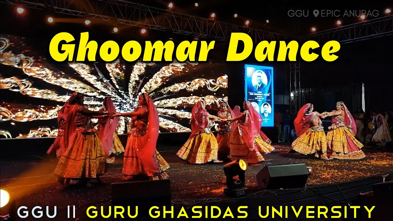 Ghoomar Dance 💃 Guru Ghasidas University Bilaspur NAAC PEER VISIT
