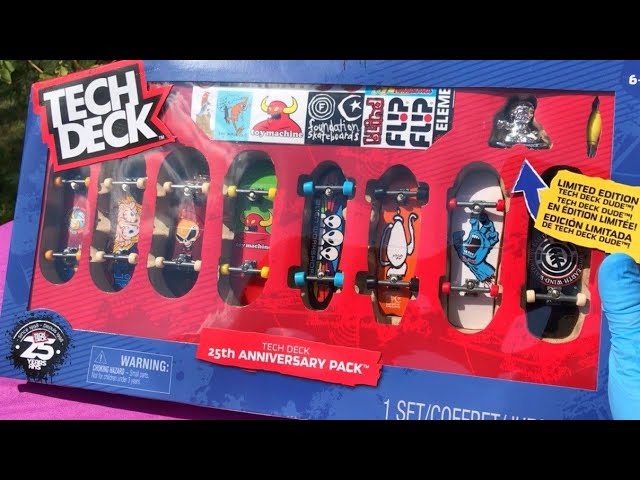 Skate de Dedo - Tech Deck - Pack Especial Aniversário 25 Anos - Sunny