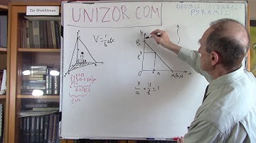 Unizor - Double Integrals - Volume of Pyramid