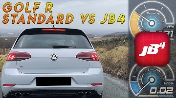 2018 VW MK7.5 GOLF R | STANDARD Vs JB4 | 0-60 TIMES!