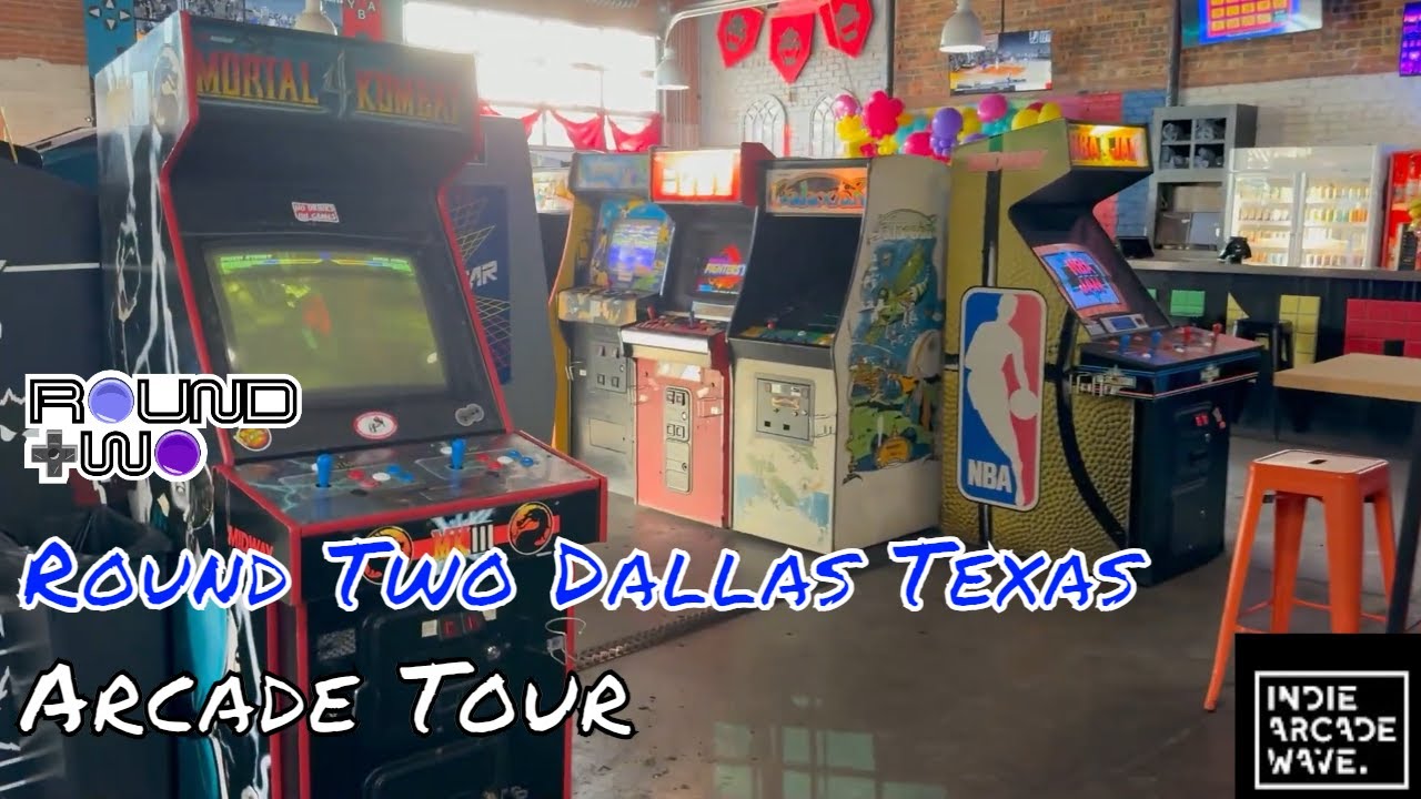 Round Two Dallas Arcade Tour YouTube
