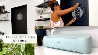 How to make a Business Sign like a PRO w/ Cricut