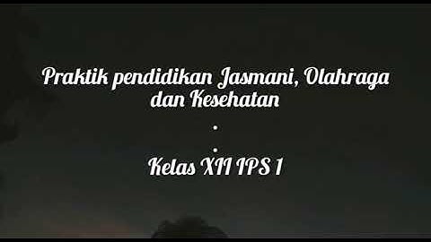 Tugas Praktik Penjas Tentang Push-up, Sit-up, Back-up, dan Lari (SMAN 1 CLURING)