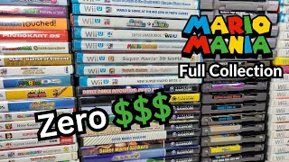 My ENTIRE $0 Mario Video Game Collection (MarioMania)