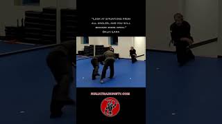 Taijutsu and Angling Seminar Techniques, #shorts #ninja #samurai #martialarts