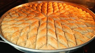 Yıldız Kesim Baklava tarifi 👌 Baklava Nasıl Açılır 💯 Tüm püf noktaları ile Baklava yapımı