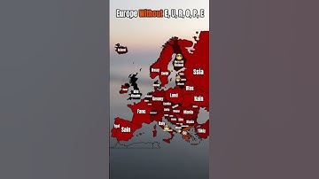 Europe Without Europe?? #mapping #geography #europe #trending #shorts #map #maps