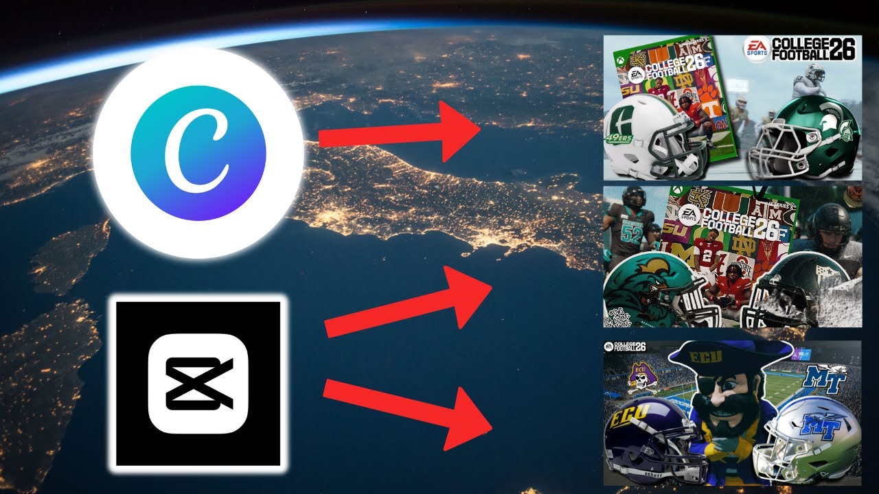 Let's create a College Football 26 thumbnail in less than 10 minutes. 