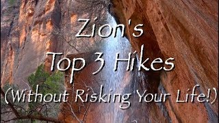 Top 3 Trails in Zion National Park  HD Video