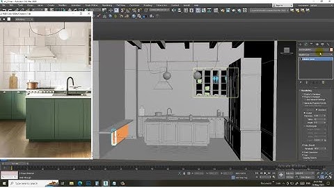 3DsMax Tutorials, Learn 3D Modeling a Designer Kitchen from Scratch in 3dsmax ( Part 8)