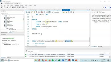 25. Stored Procedure dan Parameter OUT/INOUT dan IF di MySQL