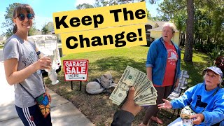 We PAID People What Their Items are ACTUALLY WORTH at Garage Sales!