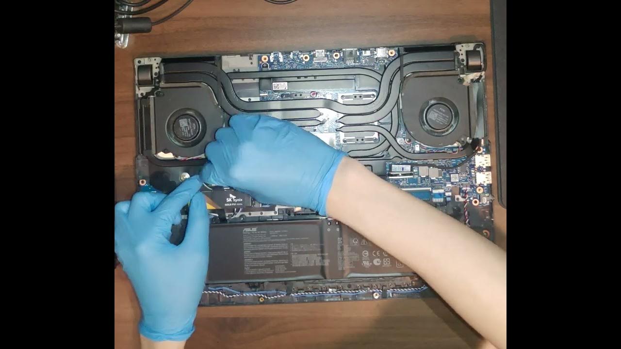 How to Clean ASUS ROG Strix Laptop Full Video Replace Wireless Chip