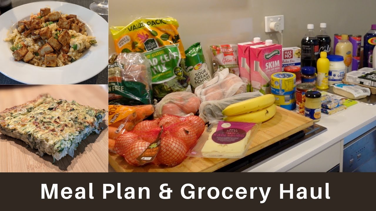Meal planning and grocery haul for 2 - Aldi Australia - YouTube