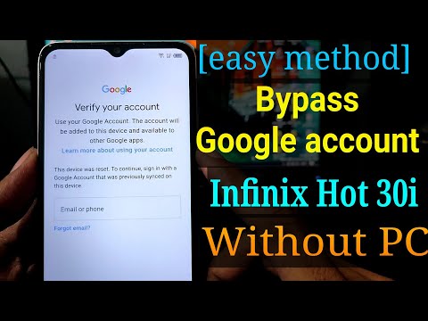 Infinix hot 30i Google account bypass || FRP Bypass Infinix Hot 30i without PC