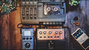 Lo-Fi Ambient Music w/ Lo-fi Guitar using MS-70CDR, RC-20XL, and a Tape Machine／Experimental／Dawless