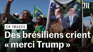 Brésil : pourquoi des milliers de manifestants scandent « Merci Trump » ?