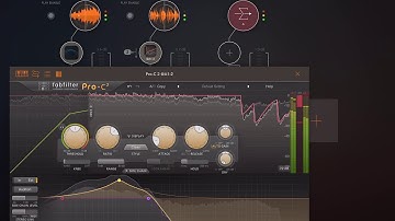 Side-chaining FabFilter Pro-C in AUM 1.3.4