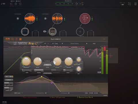 Side-chaining FabFilter Pro-C in AUM 1.3.4