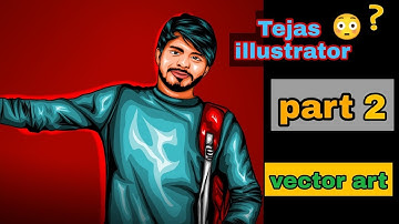 vectorart || part 2 || like tejas illustrator || tejas jaise editing krna sekhe || #vectorart #art