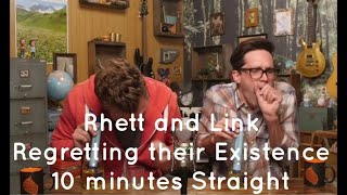 Rhett and link regretting their existence for 10 minutes straight (funny moments) (GMM)
