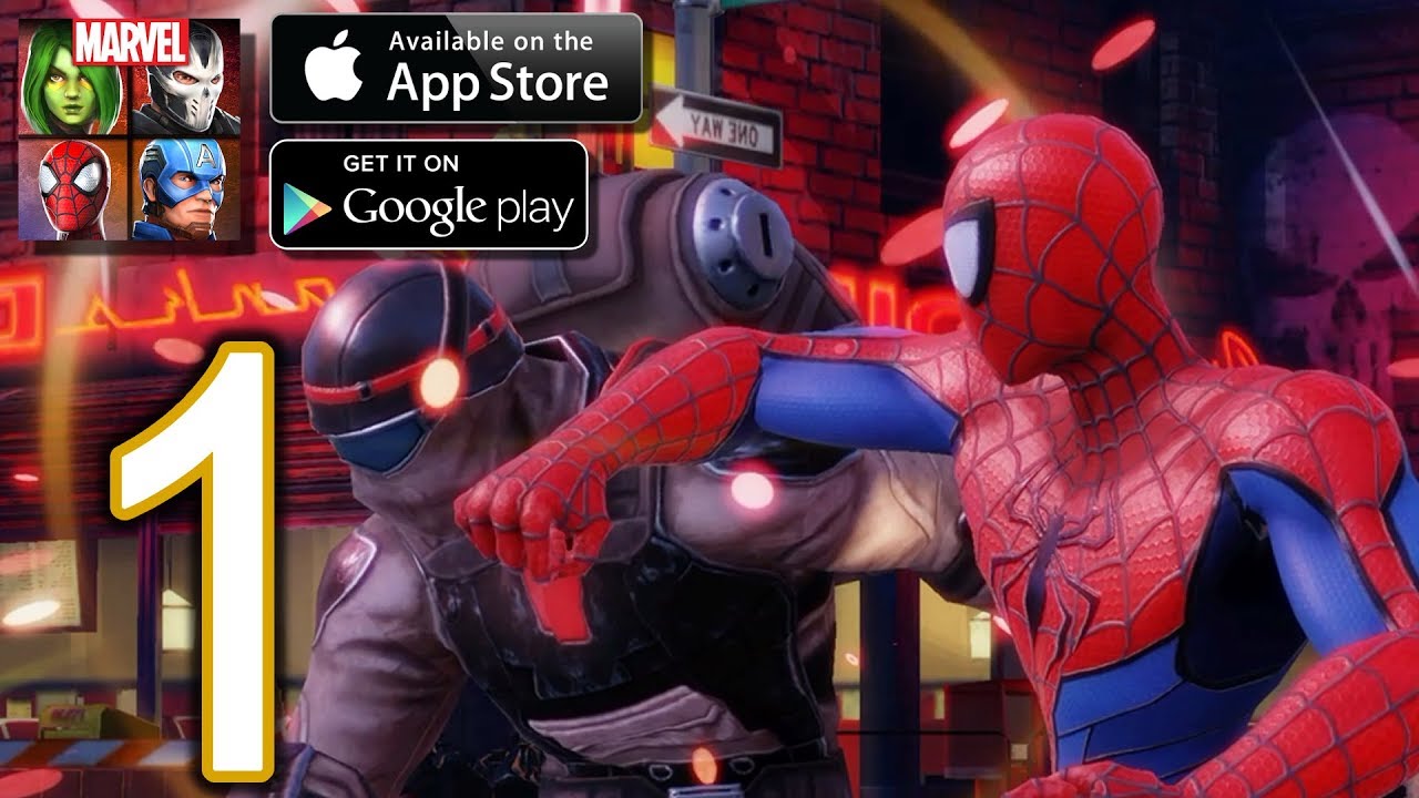MARVEL Strike Force Heroes Android iOS Walkthrough - Gameplay Part 1 ...