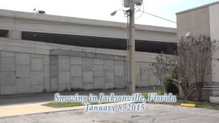 Snowing in Jacksonville, Florida