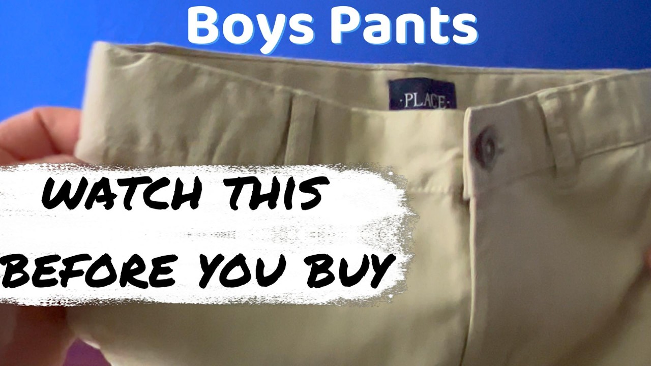 Features that I LOVE about The Children's Place Boys Stretch Straight Chino Pants [PRODUCT REVIEW]