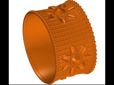 traditional Rajasthani bangle!! Cad design!! rhinoceros, Matrix 8,9 ...