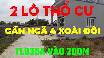 (Ms 235❤Đã Bán) Đất Thổ Cư Gần Ngã 4 Xoài Đôi TL835A Vào 200m SHR Phước Lâm, Cần Giuộc | Bđs Long An