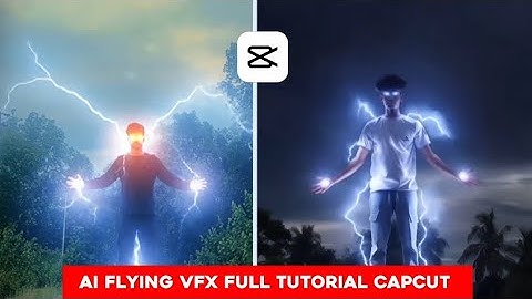 Instagram trending Ai realistic VFX tutorial {capcut) viral flying AI VFX Full video editing |