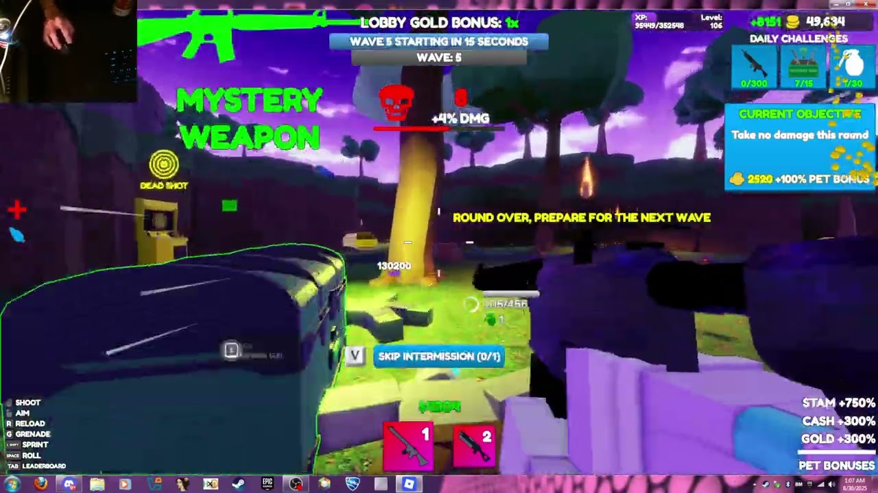 I die on round 10 Poly-Z RNG