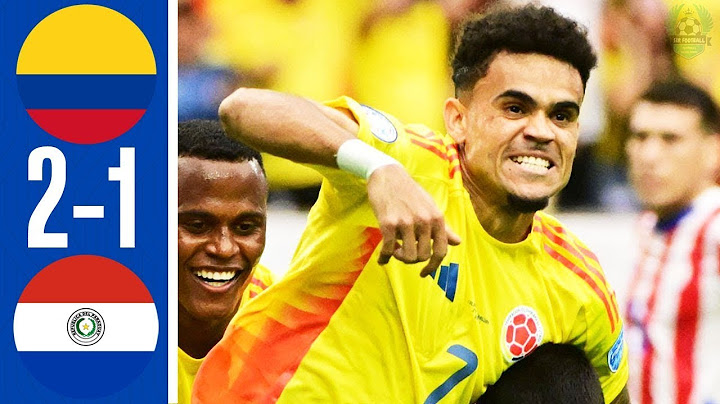 Colombia vs Paraguay 2 1   Resumen y Goles   Copa America 2024