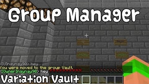 Minecraft Bukkit Plugin -Group Manager - Set ranks / permissions
