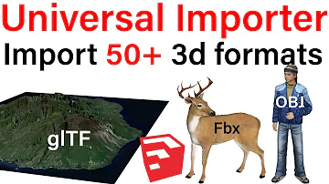 Welche 3D Formate kann SketchUp importieren?