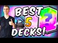 THESE ARE THE TOP 5 Decks in CLASH ROYALE! Ranking Best Decks (September 2020)!