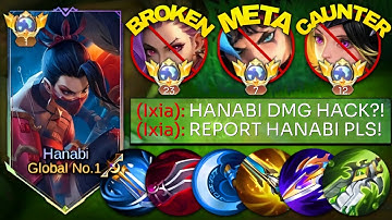 TOP 1 HANABI DAMAGE IS SO INSANE ENEMIES ACCUSED ME OF HACKING!! | HANABI BEST CRIT DMG BUILD 2025!!