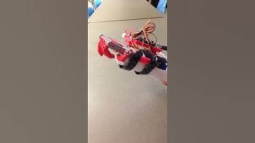 Prosthetic Hand With Motors Demo