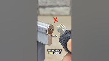 Genius Hack! 🔑 Remove a Broken Key in Seconds! 😱#lifehacks #diy