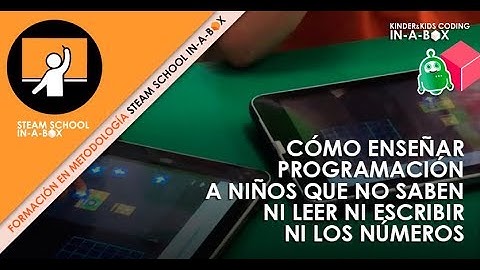 ¿Pueden aprender #Robótica y #programación #niños que no saben ni leer ni escribir?