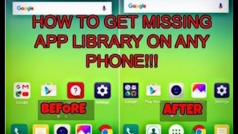 How to get app drawer back on any LG
