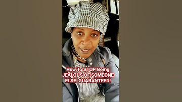 How To STOP Being JEALOUS Of Someone Else GUARANTEED!   #jealousy  #selfesteem
